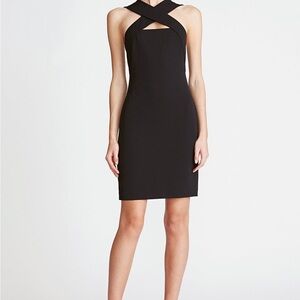 NWT Halston ANDIE STRETCH CREPE DRESS Size 2